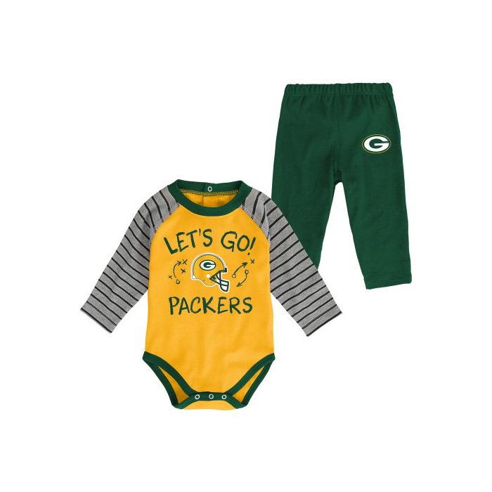 NCAA by Outerstuff NCAA boys Halfback Long Sleeve Onesie and Pant Set 