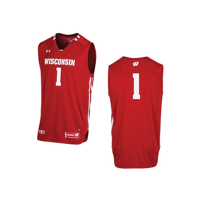 wisconsin badgers youth basketball jersey