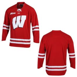 Wisconsin Badgers Under Armour Women\'s Hockey Jersey UWshop.com