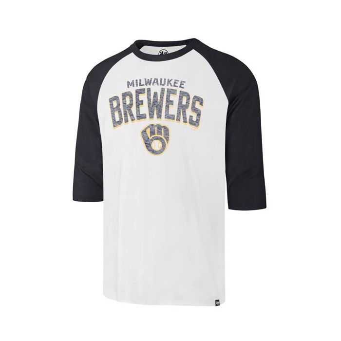 Milwaukee Brewers Pride Graphic T-Shirt - White - Mens