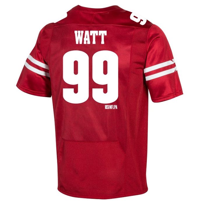 Wisconsin Badgers Under Armour Red #99 NFLPA Licensed JJ Watt Replica  Football Jersey