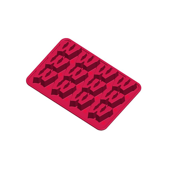 Wisconsin Badgers Red Ice Cube Tray