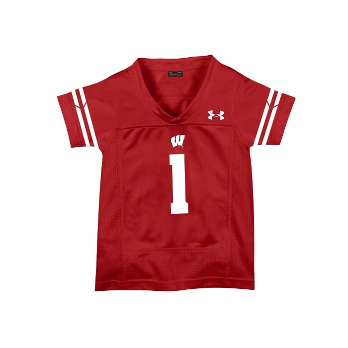 Under Armour Wisconsin Basketball Jersey (Red) *