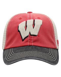 Wisconsin Badgers Top of the World Red & Black Offroad Adjustable Cap