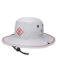 Wisconsin Badgers Top of the World Pale Gray Bask Boonie Cap