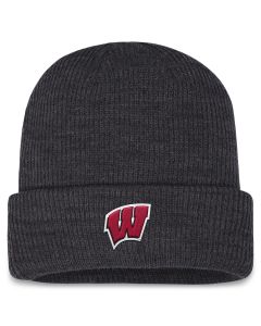 Wisconsin Badgers Top of the World Black Sheer Cuffed Knit