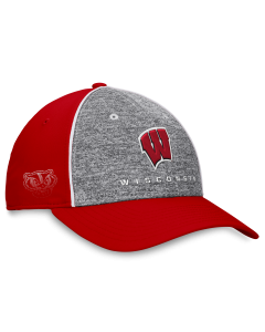 Wisconsin Badgers Red & Gray Nimble Adjustable Cap