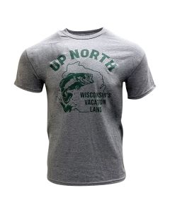 Wisconsin Gray Up North Short Sleeve T-Shirt