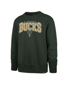 Milwaukee Bucks '47 Brand Varsity Block Headline Crewneck Sweatshirt