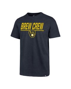 Milwaukee Brewers '47 Brand Navy Brew Crew DNA Club T-Shirt