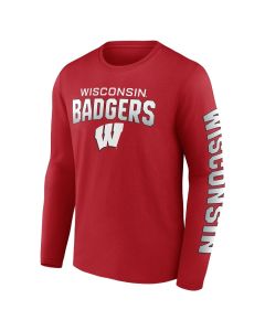 Wisconsin Badgers Red Anyone's Game Long Sleeve T-Shirt