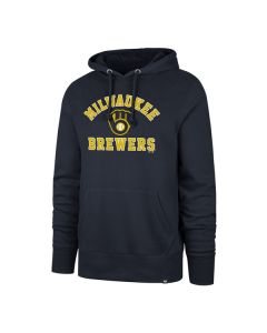 Milwaukee Brewers '47 Brand Arch Headline Hooded Sweatshirt