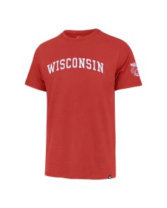 Wisconsin Badgers '47 Brand Red Retro Arch Fieldhouse Franklin T-Shirt