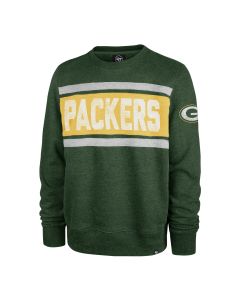 Green Bay Packers '47 Brand Green Bypass Tribeca Crewneck Sweatshirt