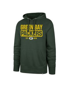 Green Bay Packers '47 Brand Box Out Hooded Sweatshirt