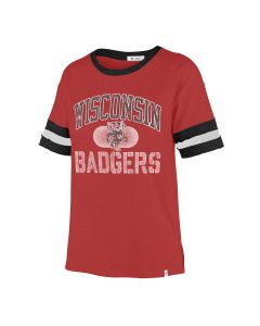 Wisconsin Badgers '47 Brand Red Women's Game Play T-Shirt