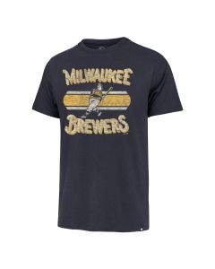 Milwaukee Brewers '47 Brand Navy Renew Franklin T-Shirt 