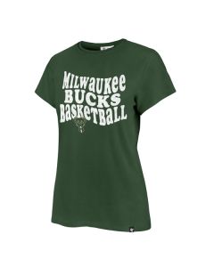 Milwaukee Bucks '47 Brand Green Women's Free Spirit Frankie T-Shirt
