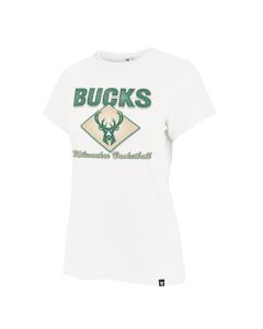 Milwaukee Bucks '47 Brand Sandstone Women's Have Heart Frankie T-Shirt