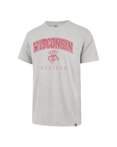Wisconsin Badgers '47 Brand Gray Retro Bucky Monotone Franklin T-Shirt