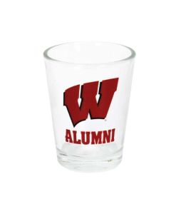 Wisconsin Badgers Alumni W Shot Glass