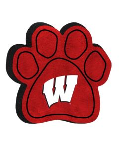 Wisconsin Badgers Red 9" Paw Squeak Dog Toy