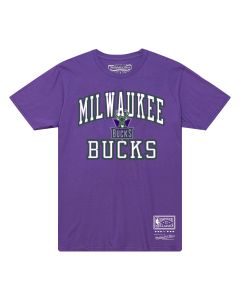 Milwaukee Bucks Mitchell & Ness Purple Women's Kill The Clock T-Shirt