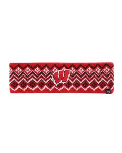 Wisconsin Badgers '47 Brand Red Women's Elsa Knit Headband