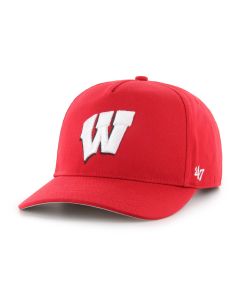 Wisconsin Badgers '47 Brand Red 5 Panel Hitch Adjustable Snapback Cap