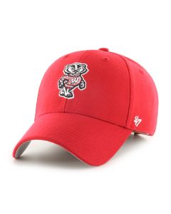 Wisconsin Badgers '47 Brand Red Youth Bucky MVP Adjustable Cap