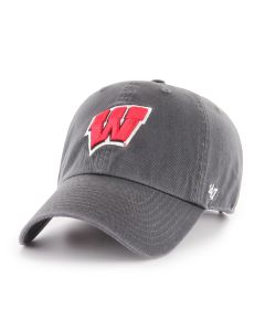 Wisconsin Badgers '47 Brand Charcoal W Cleanup Adjustable Cap