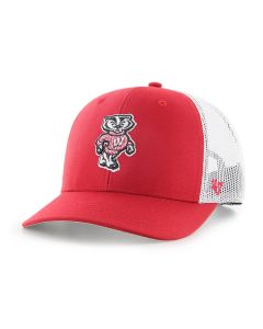 Wisconsin Badgers '47 Brand Red Bucky Trucker Adjustable Cap