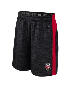 Wisconsin Badgers Colosseum Black Youth Mayfield Short