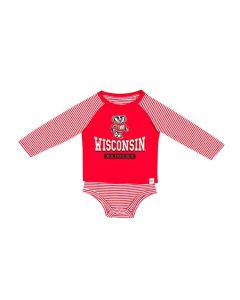 Wisconsin Infant Pampoogas Raglan Onseie