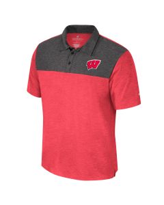 Wisconsin Badgers Colosseum Red Marty Polo