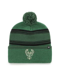 Milwaukee Bucks '47 Brand Green Fadeout Cuffed Pom Knit