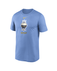 Milwaukee Brewers Nike Blue City Connect Logo Legend T-Shirt