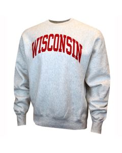 Wisconsin Badgers Arch Screened Crewneck Sweatshirt