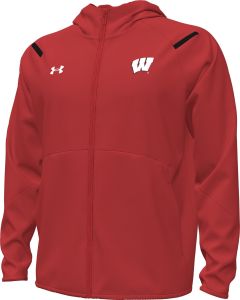 Wisconsin Team Under Armour Track good Suit zip up