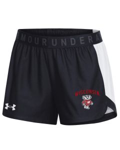 Wisconsin Badgers Under Armour Women's Black Gameday Shorts