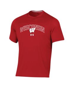 Wisconsin Badgers Under Armour 2023 Sideline Training T-Shirt