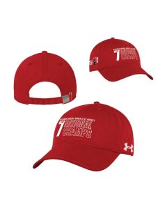 Wisconsin Badgers Under Armour Red 2023 Women's Hockey 7x National Champions Adjustable Cap