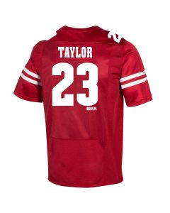 Wisconsin Badgers Under Armour Red Youth #23 Taylor Football Jersey