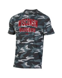 Wisconsin Badgers Under Armour Shadow Arch Camo T-Shirt