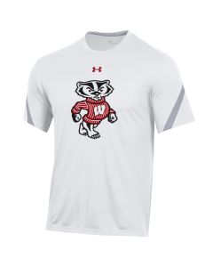 Wisconsin Badgers Under Armour White Gameday Bucky T-Shirt