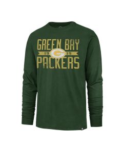 Green Bay Packers '47 Brand Green Wide Out Long Sleeve T-Shirt