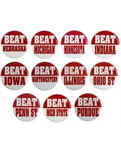 Wisconsin Badgers Beat Buttons