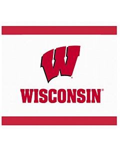 Wisconsin Badgers White & Red Lunch Napkin