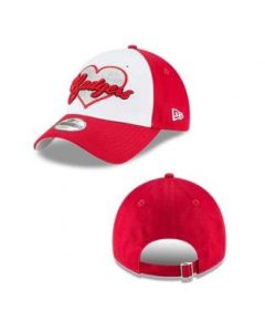 Wisconsin Badgers New Era Youth Girls Sparkly Fan Adjustable Cap