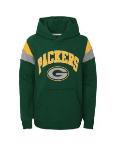Green Bay Packers Outerstuff Green Youth Throwback Hooded Sweatshirt